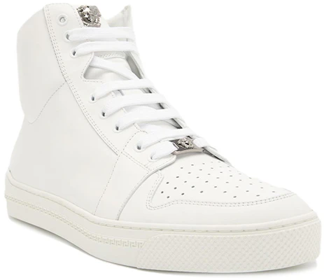 Versace Leder High-Top Schnürschuhe Weiß ''Fashion Sneaker'' DSU8152-SD1VS_D01E Order Versace Leder High-Top Schnürschuhe Weiß ''Fashion Sneaker'' DSU8152-SD1VS_D01E