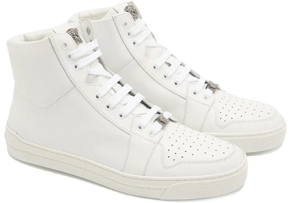 Versace Leder High-Top Schnürschuhe Weiß ''Fashion Sneaker'' DSU8152-SD1VS_D01E Lookbook Versace Leder High-Top Schnürschuhe Weiß ''Fashion Sneaker'' DSU8152-SD1VS_D01E