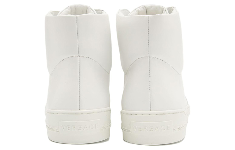 Purchase Versace Leder High-Top Schnürschuhe Weiß ''Fashion Sneaker'' DSU8152-SD1VS_D01E