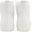 Purchase Versace Leder High-Top Schnürschuhe Weiß ''Fashion Sneaker'' DSU8152-SD1VS_D01E