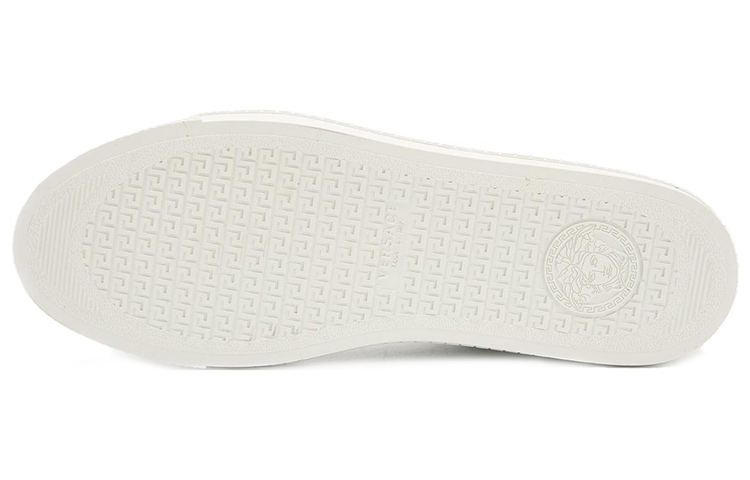 Details for Versace Leder High-Top Schnürschuhe Weiß ''Fashion Sneaker'' DSU8152-SD1VS_D01E