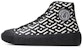 Versace Kulit High-Top 'Hollow Carving Hitam' DSU8403-1A04183_2B02P