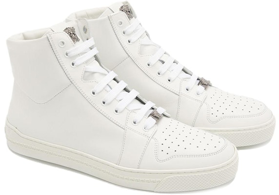 Versace Leather High-Top Lace-Up White 'Fashion Sneaker' DSU8152-SD1VS_D01E Lookbook Versace Leather High-Top Lace-Up White 'Fashion Sneaker' DSU8152-SD1VS_D01E