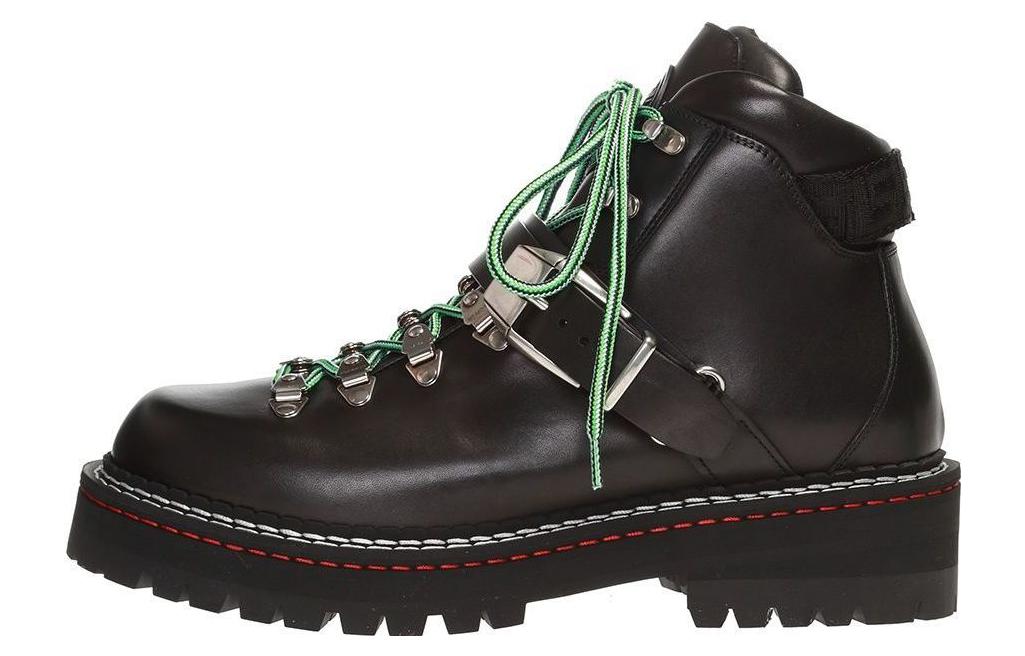 Versace Leather Lace-Up Round Toe Boot 'Black' DSU7536-DVTVNG_K41PI