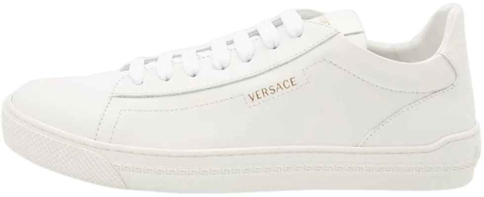 ヴェルサーチ レザーロゴ ジップ ローカットスニーカー (白) DSU8135-SD1VS_D01 Buy ヴェルサーチ レザーロゴ ジップ ローカットスニーカー (白) DSU8135-SD1VS_D01