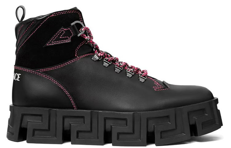 Order Bota de Senderismo de Cuero Versace Maze Tobillera 'Negra' 1007681-1A05508_1B00B