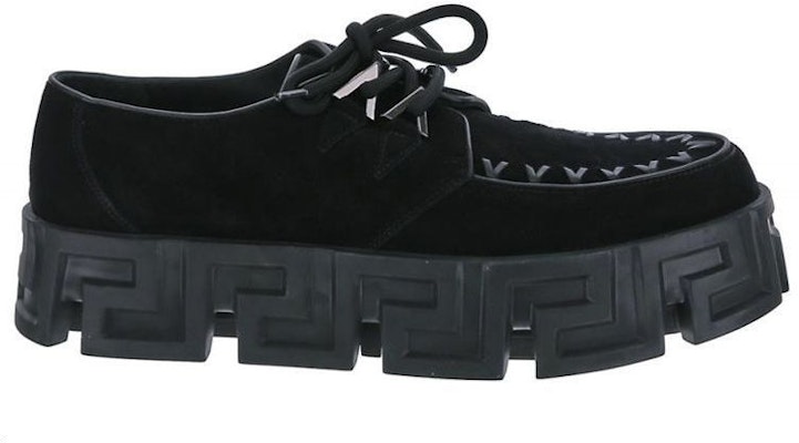 Versace Leather Platform 'Fashion Versatile Black' 1000722-1A00864-1B00B Order Versace Leather Platform 'Fashion Versatile Black' 1000722-1A00864-1B00B