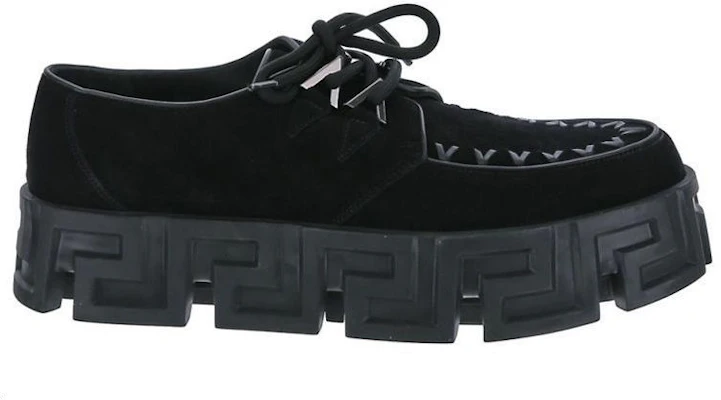 Platform Kulit Versace 'Fesyen Serbaguna Hitam' 1000722-1A00864-1B00B Order Platform Kulit Versace 'Fesyen Serbaguna Hitam' 1000722-1A00864-1B00B