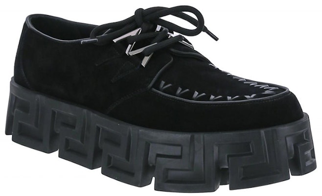 Versace Leather Platform 'Fashion Versatile Black' 1000722-1A00864-1B00B Lookbook Versace Leather Platform 'Fashion Versatile Black' 1000722-1A00864-1B00B