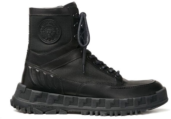 Versace Leather Round-Toe Ankle Boot 'Black' DSU8416-DB3G-D41XN Order Versace Leather Round-Toe Ankle Boot 'Black' DSU8416-DB3G-D41XN