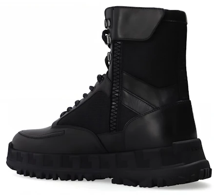Versace Leather Round-Toe Ankle Boot 'Black' DSU8416-DB3G-D41XN Lookbook Versace Leather Round-Toe Ankle Boot 'Black' DSU8416-DB3G-D41XN