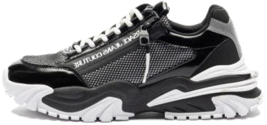 Versace Leather Round Toe Lace-Up Low Top 'Black' 75YA3SI5-ZS887_899 Buy Versace Leather Round Toe Lace-Up Low Top 'Black' 75YA3SI5-ZS887_899