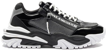 Versace Zapatos Negros de Cuero Punta Redonda Low Top con Cordones 75YA3SI5-ZS887_899 Order Versace Zapatos Negros de Cuero Punta Redonda Low Top con Cordones 75YA3SI5-ZS887_899