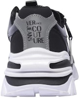Versace Zapatos Negros de Cuero Punta Redonda Low Top con Cordones 75YA3SI5-ZS887_899 Details for Versace Zapatos Negros de Cuero Punta Redonda Low Top con Cordones 75YA3SI5-ZS887_899