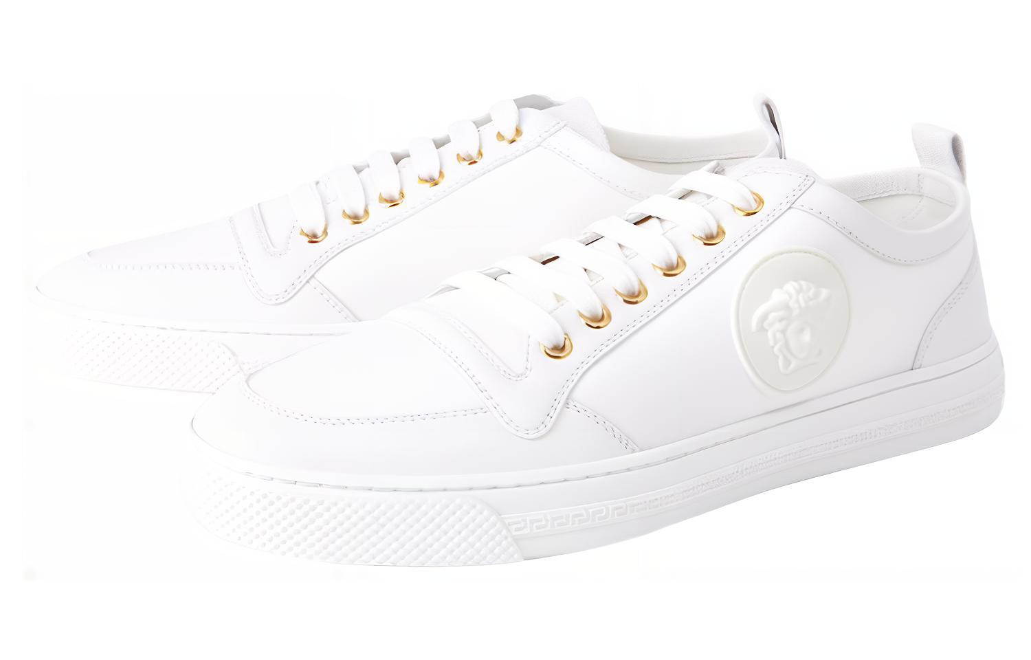 Versace Leather Sneaker White 'Simple CMFT Fashion' 圖 3