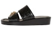 Buy Versace Leather Wedge Mule 'Black Fashion' DSU6211-DVFCG_D41OH