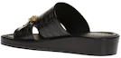 Shop 베르사체 블랙 패션 웨지 뮬 (leather implied) DSU6211-DVFCG_D41OH