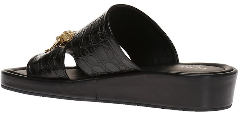 베르사체 블랙 패션 웨지 뮬 (leather implied) DSU6211-DVFCG_D41OH Shop 베르사체 블랙 패션 웨지 뮬 (leather implied) DSU6211-DVFCG_D41OH