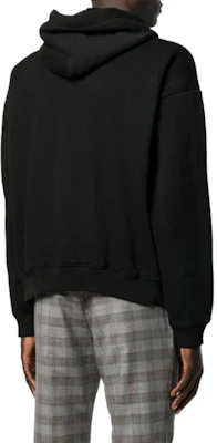 VERSACE Letter Print Hoodie Black Long Sleeve Sweatshirt B7GUA7F2-0216-899 Purchase VERSACE Letter Print Hoodie Black Long Sleeve Sweatshirt B7GUA7F2-0216-899