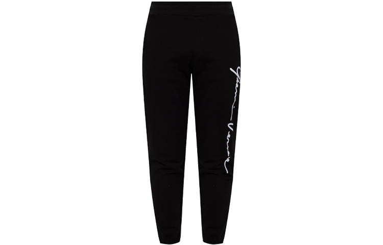 VERSACE Letter Print Loose Knit Joggers  Pants A86021-A231242-A1008