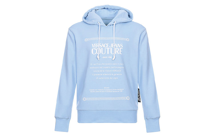 Versace Light Blue Hoodie B7GVA7X6-30312-216