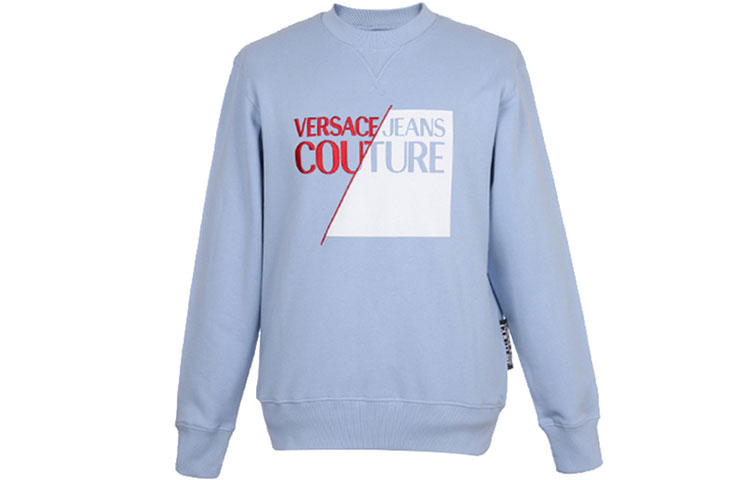 Versace Light Blue Long Sleeve Sweatshirt B7GVB7TJ-30318-256