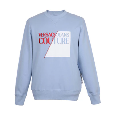 Versace Light Blue Long Sleeve Sweatshirt B7GVB7TJ-30318-256