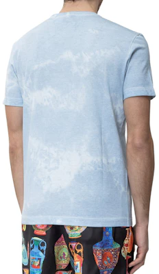 VERSACE Camiseta Azul Claro con Logo Bordado de Medusa. A85160-A228806-A2471 Purchase VERSACE Camiseta Azul Claro con Logo Bordado de Medusa. A85160-A228806-A2471