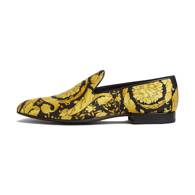 Versace Loafer 'Barocco Print Yellow'