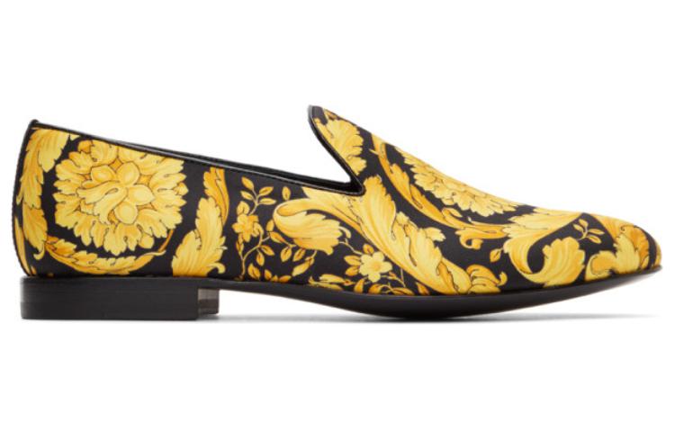 Order VERSACE 范思哲 巴洛克印花 樂福鞋 黃色