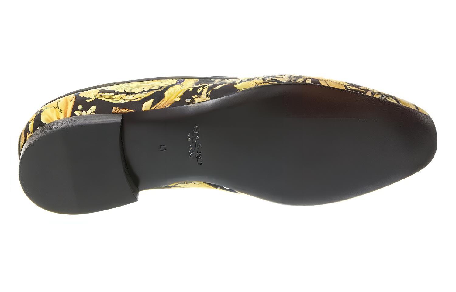 Purchase VERSACE 范思哲 巴洛克印花 樂福鞋 黃色