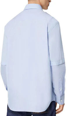 Camisa de Manga Larga de Popelina de Algodón Bordada con Logo VERSACE 1000875-1A00630-1V150 Shop Camisa de Manga Larga de Popelina de Algodón Bordada con Logo VERSACE 1000875-1A00630-1V150