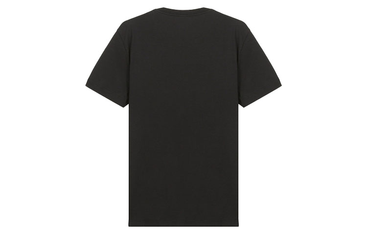 VERSACE Logo Embroidered Crew Neck Casual T-Shirt Black A89019-A228806-A1008 圖 3