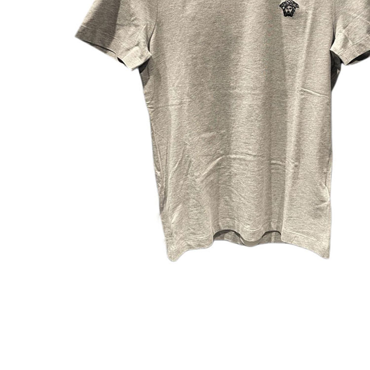 Details for 范思哲 男士灰色标志刺绣短袖圆领T恤 SS24款 A89500S-A230901-2EH60