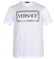 VERSACE Logo Graphic Crewneck T-shirt White A81548-A201952-A001 VERSACE Logo Graphic Crewneck T-shirt White A81548-A201952-A001