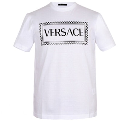 范思哲 白色标志图案圆领T恤 A81548-A201952-A001 Order 范思哲 白色标志图案圆领T恤 A81548-A201952-A001