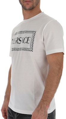 范思哲 白色标志图案圆领T恤 A81548-A201952-A001 Purchase 范思哲 白色标志图案圆领T恤 A81548-A201952-A001