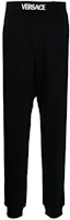 VERSACE Logo Knit Jogger Pants Black 1002484-1A01446-1B000 VERSACE Logo Knit Jogger Pants Black 1002484-1A01446-1B000