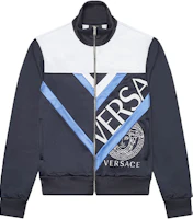 Versace Logo Letter Patchwork Jacket Men’s Multicolor 1001423-1A01057-6U300 Versace Logo Letter Patchwork Jacket Men’s Multicolor 1001423-1A01057-6U300