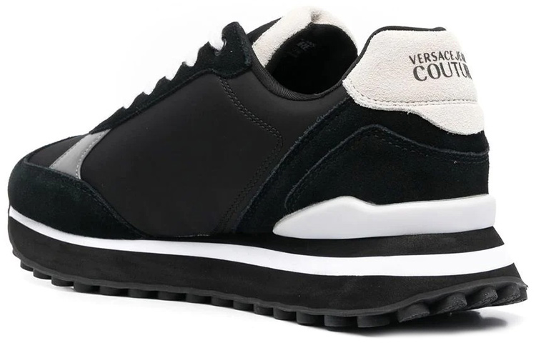 Versace Logo Low Top Sneaker 'Black' 圖 4