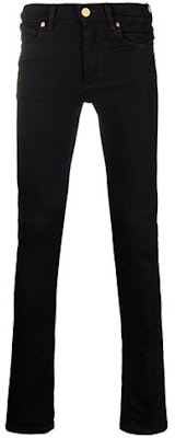 Versace Logo Patch Skinny Jeans Black 1000568-1A00908-1D040 Buy Versace Logo Patch Skinny Jeans Black 1000568-1A00908-1D040