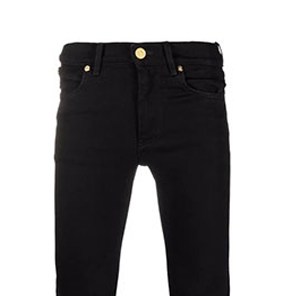 Details for Versace Logo Patch Skinny Jeans Black 1000568-1A00908-1D040