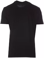 Lookbook Camiseta Negra de Hombre VERSACE Logo Print de Manga Corta y Cuello Redondo. 1011504-1A08375-1B000