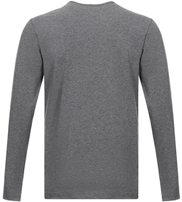 ヴェルサーチ ロゴプリント 長袖グレーTシャツ メンズ用 AUU01007-A232741-A1738 Lookbook ヴェルサーチ ロゴプリント 長袖グレーTシャツ メンズ用 AUU01007-A232741-A1738