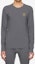 Shop ヴェルサーチ ロゴプリント 長袖グレーTシャツ メンズ用 AUU01007-A232741-A1738