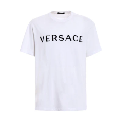VERSACE Logo Print Short Sleeve T-Shirt for Men A78965-A224620-A911