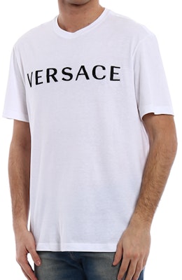 范思哲男士短袖印花LOGO T恤 A78965-A224620-A911 Lookbook 范思哲男士短袖印花LOGO T恤 A78965-A224620-A911