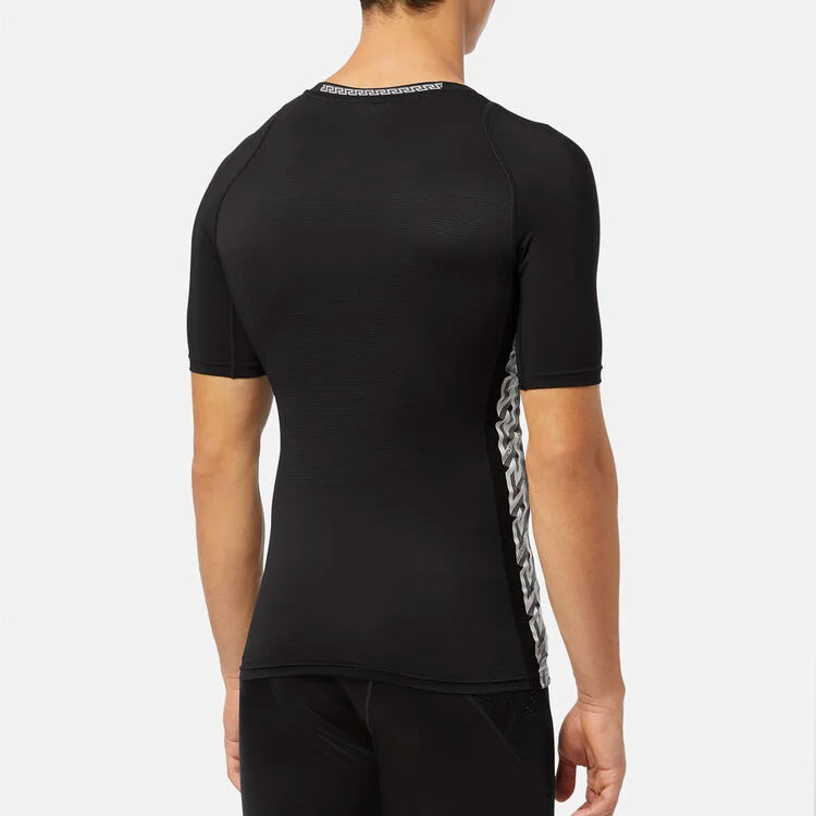 Purchase VERSACE Logo Print Short Sleeve T-Shirt Men’s Black 1004120-1A01752-1B000