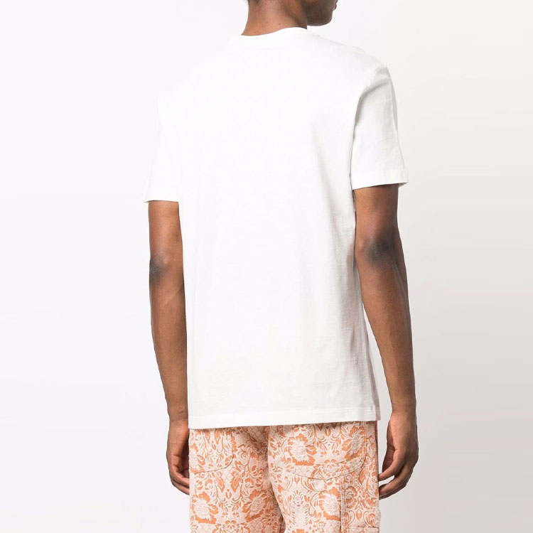 VERSACE Logo Print Short Sleeve T-Shirt Men’s White 1002428-1A01780-1W000 圖 4