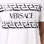 Details for ヴェルサーチ ロゴプリント 半袖Tシャツ メンズ ホワイト 1002428-1A01780-1W000